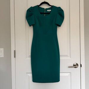 Calvin Klein Green Dress Size 2